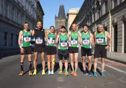 Gli atleti della Podistica Buschese alla Maratona di Praga